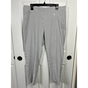 Women's Striped Black and White Pants